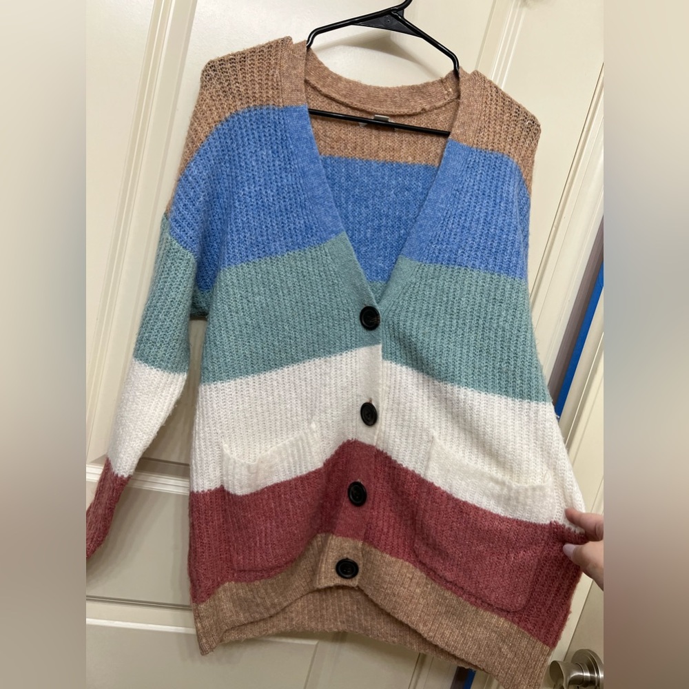 Oversized American Eagle Cardigan